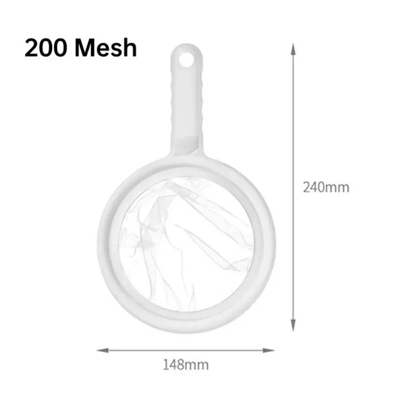 

Soybean Milk Filter Screen Household Superfine Juice Filter Screen Separation Filter Slag Separation Kitchen Spoon Filtration