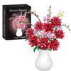 Artificial Flower Bouquet Building Set,Artificial Chrysanthemum & Orchid Floral Model Kit for Home Decor Creative Gift for Adults Ages 18+ 1769PCS