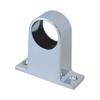 SHIMIZU NewHikari Chrome Y-Type Bracket Pass-Through for 25mm Pipe, Closet Rod Support Joint with Wood Screws