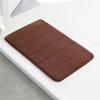 Non-slip Cross Stripe Plush Bathroom & Entrance Door Mat