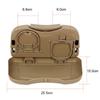 Foldable Car Back Seat Table Auto Drink Food Cup Mini Tray Holder Stand Desk Trash Bin Storage Case Interior Vehicle Accessories