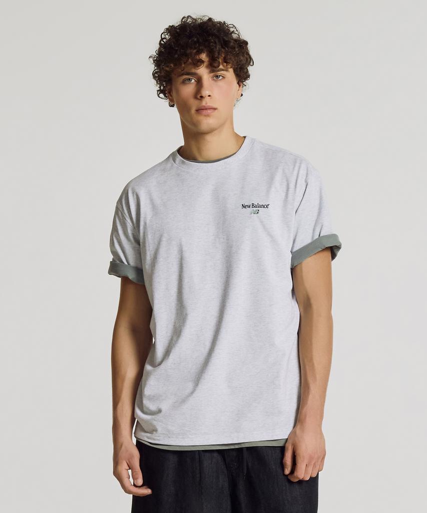 Nyuballanseu Nbneg21503 / Uni Nb Friends Short Sleeve T-Shirt (Ligth Gray)