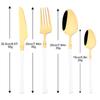 4Pcs Mirror Black Cutlery Set Stainless Steel Flatware Western Knife Fork Spoon Silver Cutlery Kitchen Tableware Set Supplies