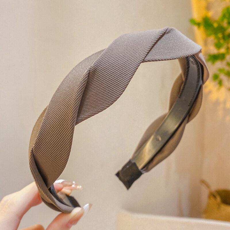 Elegant Simple Twist Headband for Women Retro Suitable for Daily Wear, Including Washing Up Hair Band Girl Hair Hoop