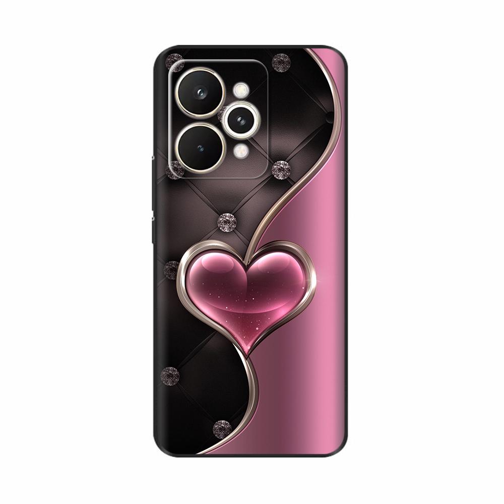 Pro telefon Realme 15 Pro 5G Pouzdro na telefon Roztomilý chránič fotoaparátu Zadní kryt pro pouzdro Realme 15 5G Tekutý silikon Fundas Pouzdra na Realme15 Pro