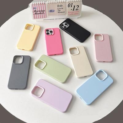 Custodia in Silicone Per iPhone 16/iPhone 15 Pro/iPhone 16 Plus/iPhone 14 13 12 11 Pro Max Bumper per Telefono Antiurto Copertura Morbida
