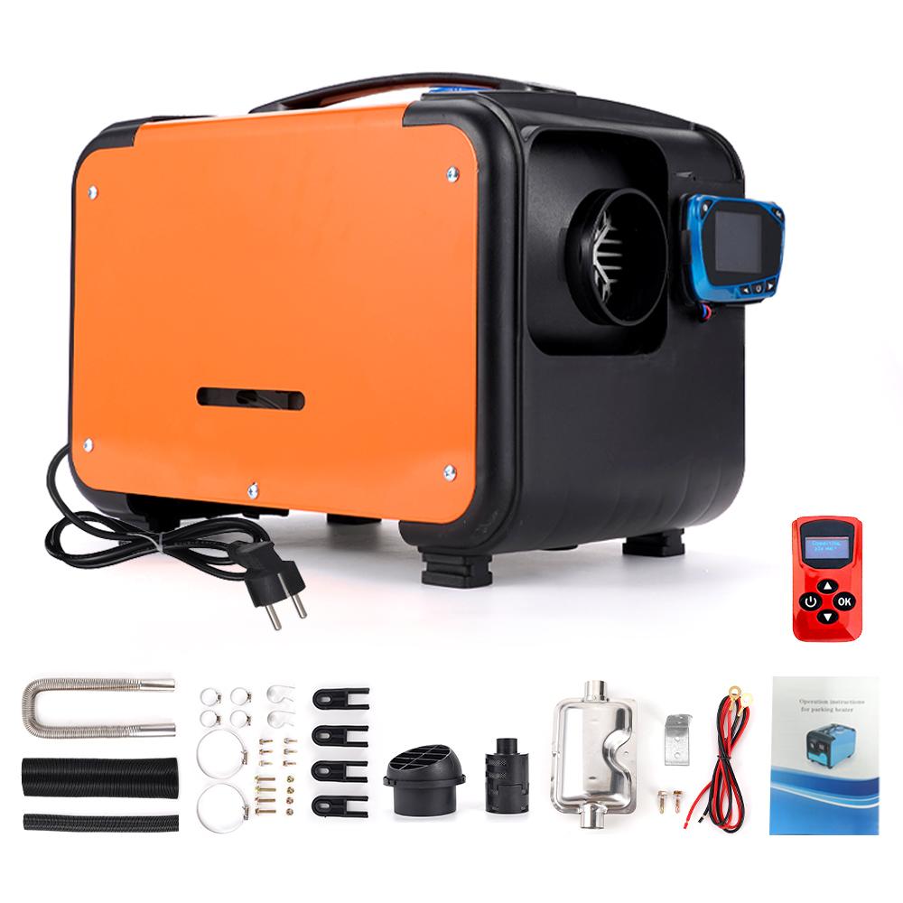 2-8KW EU Standard Parking Heater Bidirectional Remote Control 12V24V220V Three-in-one Machine For All Kinds Of Vehicle Models