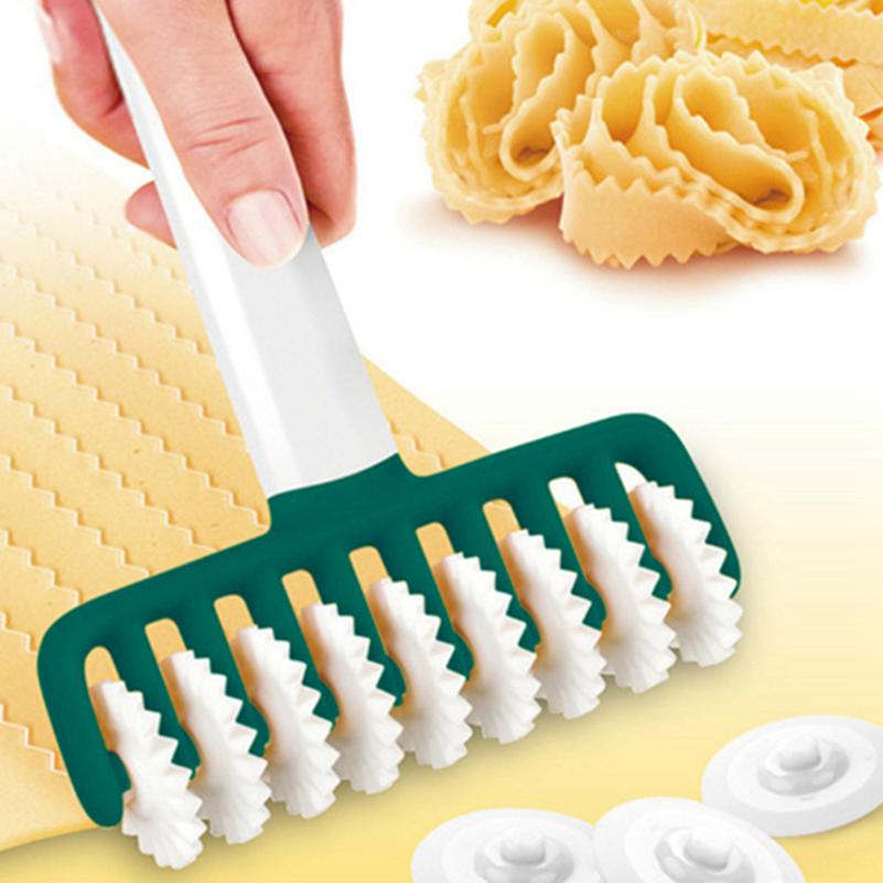Plastic Pastry Tools Noodle Cutter Baking No-slip Accessories Household Wheel Roller