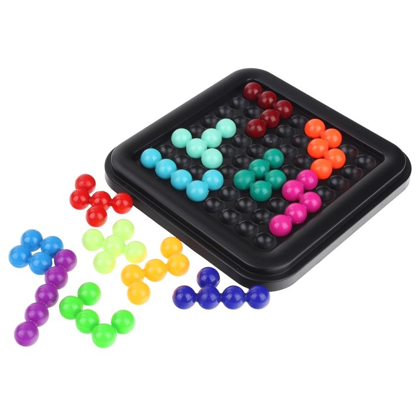 Gra zręcznościowa Logiczna łamigłówka Edukacyjne kulki Puzzle 40 zadań