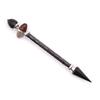 Shiva Lingam Crystal Wand Black Tourmaline and Agate