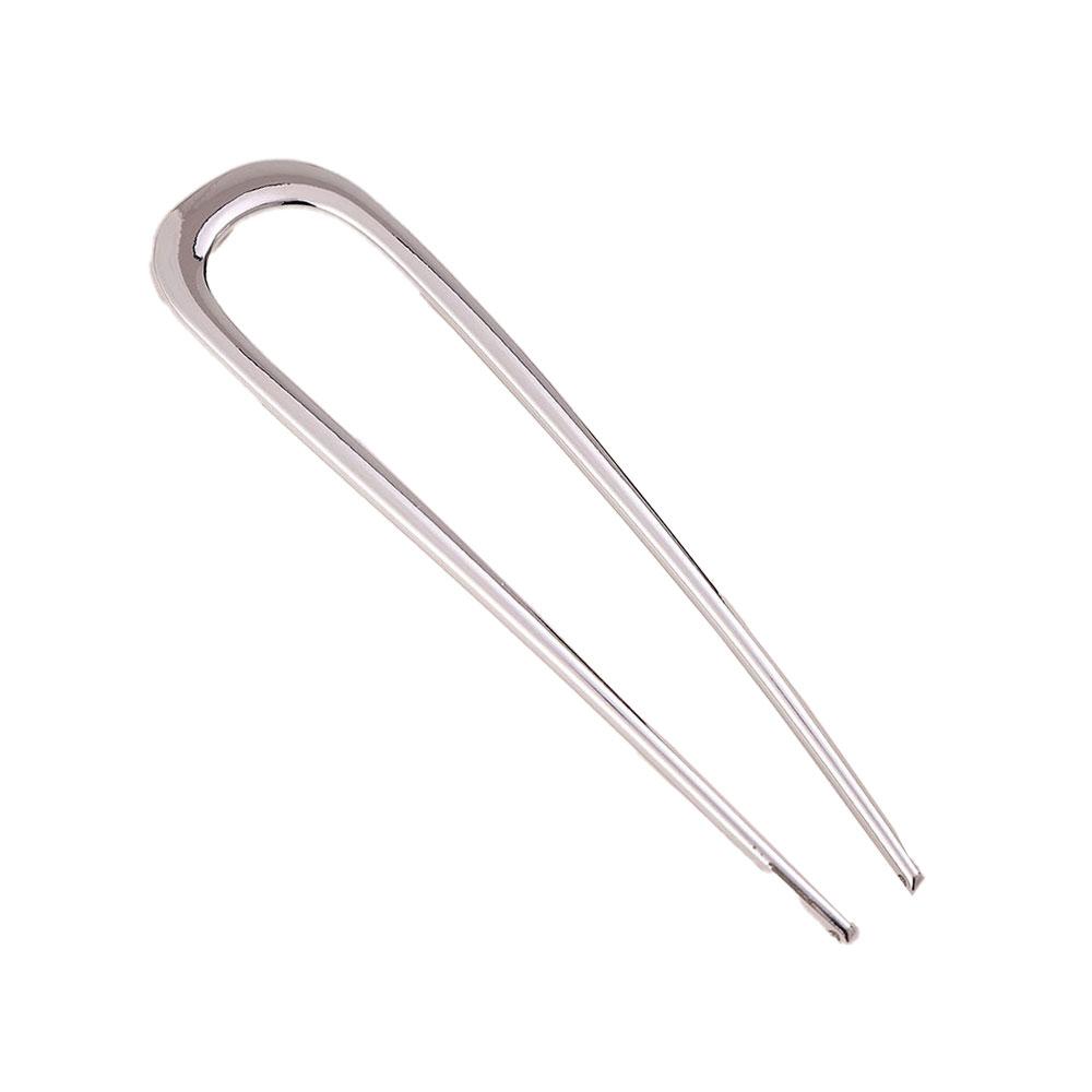Simple U Shaped Hairpin Fashionable Hair Jewelry Accessories Metal Hair Sticks French Hair Clips Pins for Women Wholesale