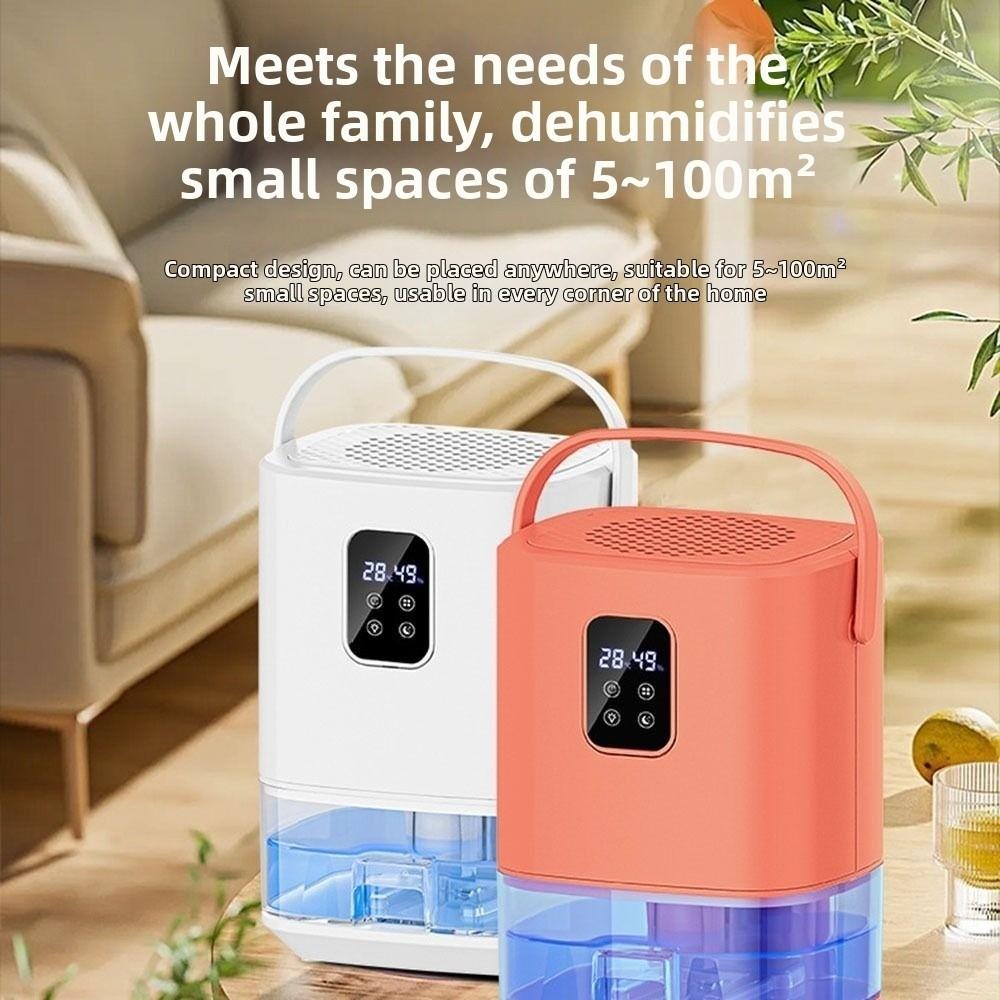 1.5L Small Dehumidifier Moisture-Proof Damp Eliminator Mold Eliminator Air Dehumidifier Office