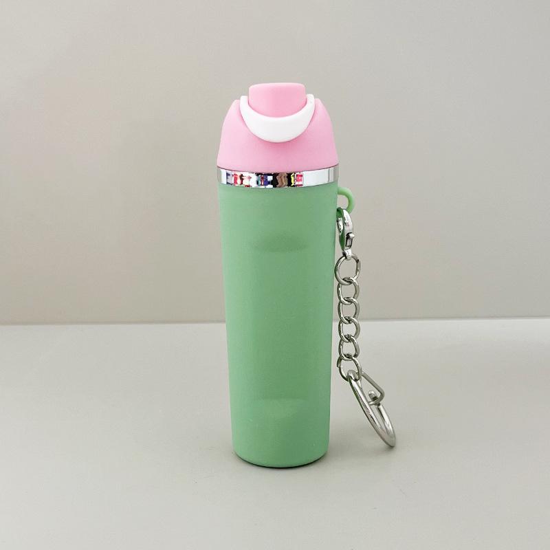 Llavero Copa Rey Hielo: Colgante Stanley versátil para pintalabios o para colgar en la mochila