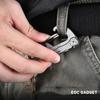 Detachable NO.24 Blade Titanium Alloy Keychain Knife Ruler Bottle Opener Etc Multifunctional Men's Car Key Latch Utility Knife