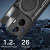For Realme GT3 5G/GT Neo 5 5G PC+TPU Rotate Kickstand Cover Slide Lens Protection Shockproof Phone Case