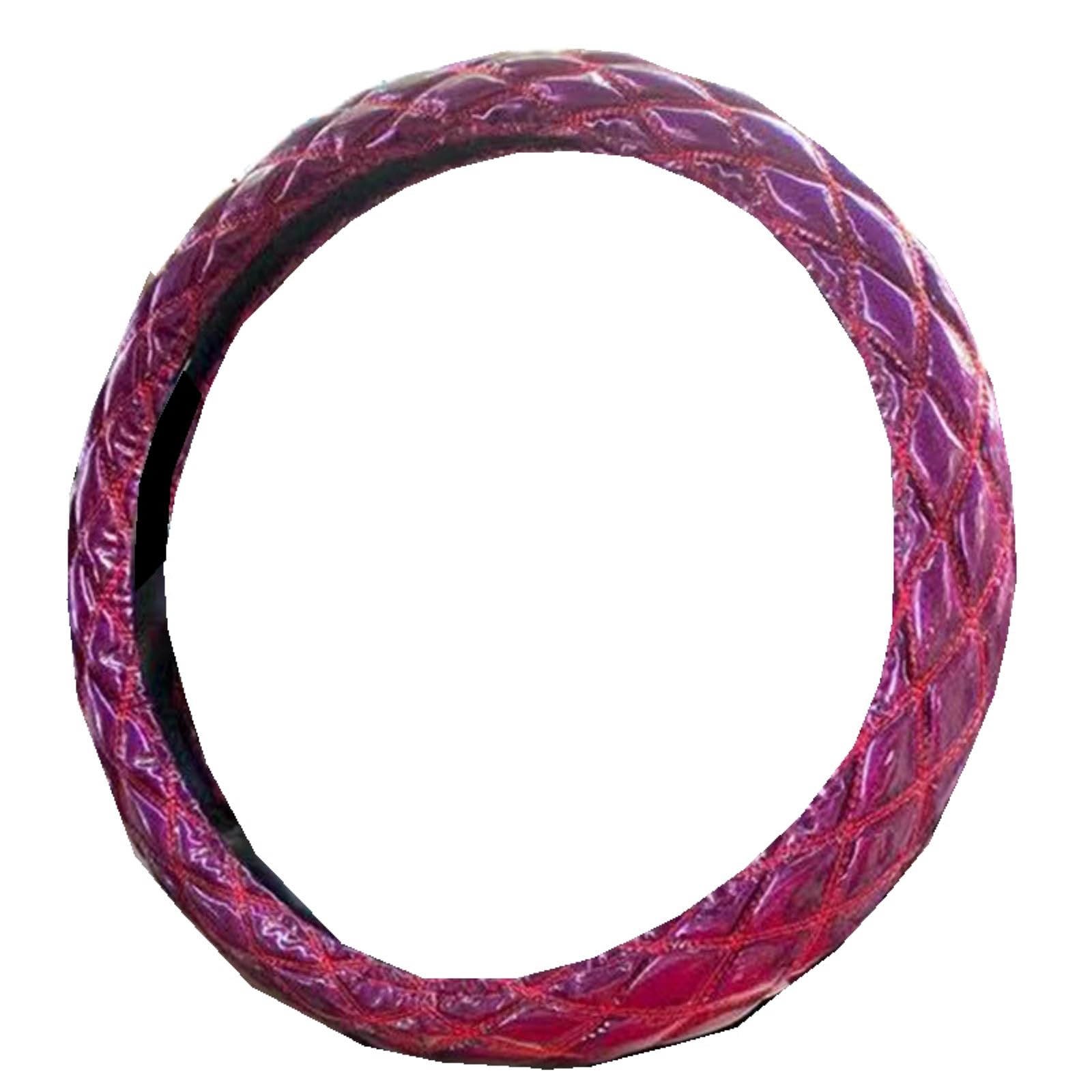 

Steering Wheel Double Cover, Stitched, Anti-Slip, All-Season (Purple, 40cm) [Used] фиолетовый