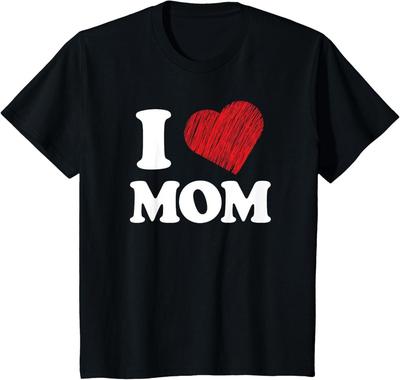 Camiseta Unisex para Niños 'Yo Amo a Mamá'