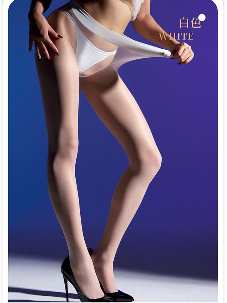 Sexy Women 100Kg Plus Size Oil Glossy Shiny Stockings Smooth Dance Sexy Tight Sheer See Through Shaping Pantyhose