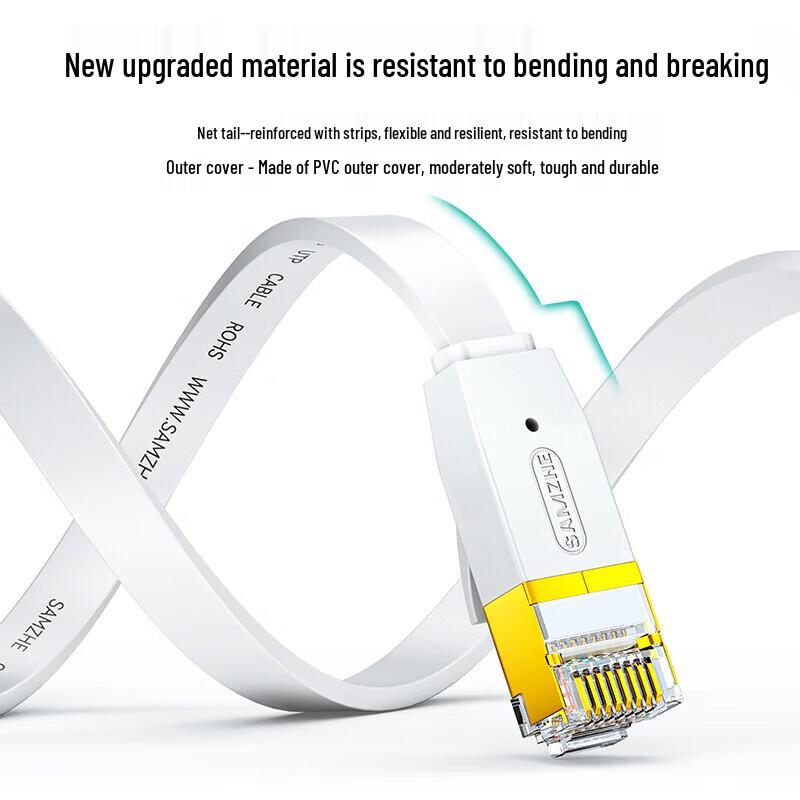 SAMZHE CAT6 Flat Ethernet Cable