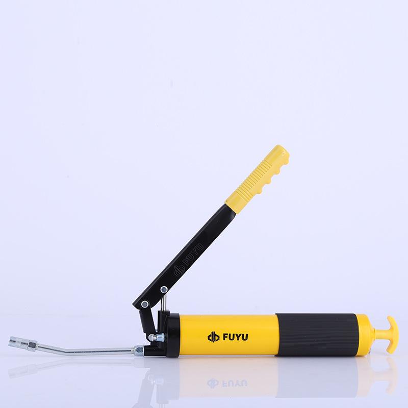 Fuyu 600CC Manual Grease Gun with Single Lever, Portable Labor-Saving Injector for Excavators