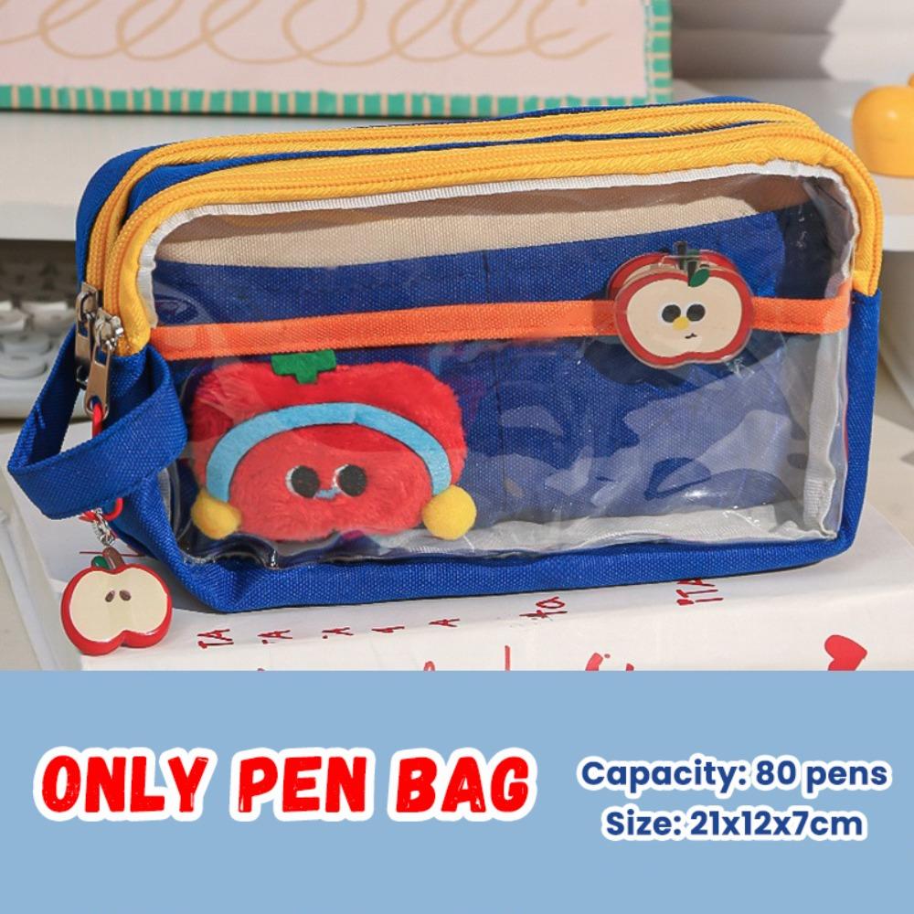 Transparent Pencil Case Waterproof Stationery Bag New Pen Bag  School Office