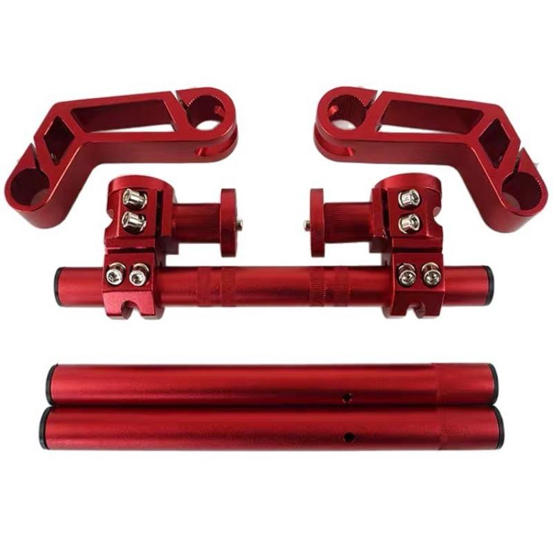 Universal Motorcycle Handlebar Grips Adjustable Split Scooter Bike 22mm Stem Compatible