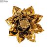 Blooming Flowers Porcelain Wall Hanging Ornaments Living Room Background Display Ceramic Peony Flower Wall-mounted Decorations