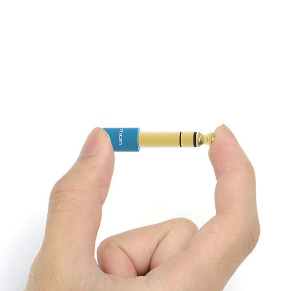 Female 6.35mm to 3.5mm Converter Stereo Earphone Amplifier Audio Plug Audio Connector Audio Adapter