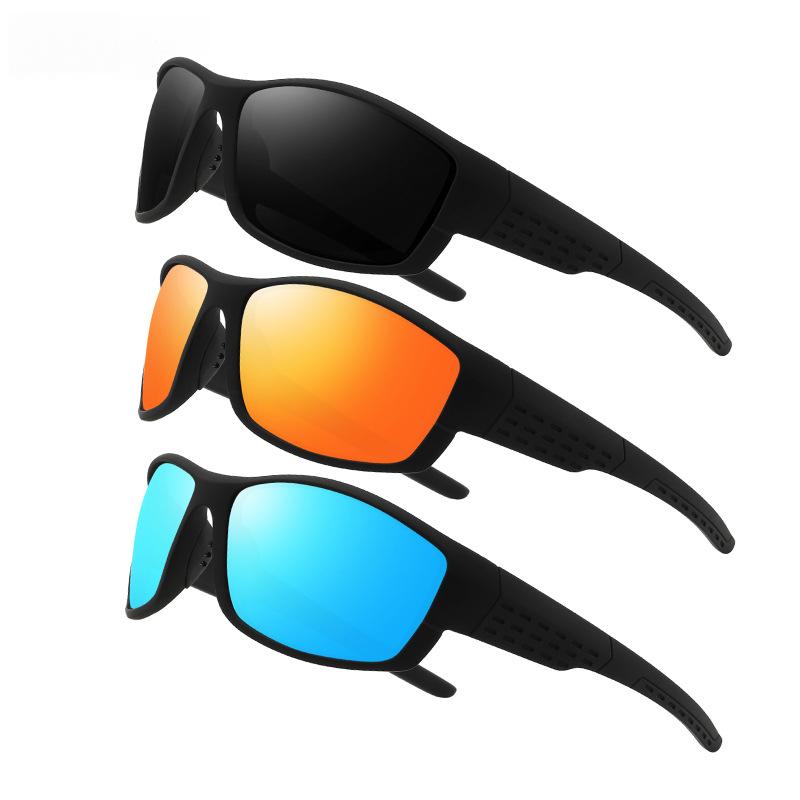Men's Cycling Sunglasses Cross-Border Outdoor Sports Polarized Sunglasses Bicycle Riding Windproof UV Protection Glasses