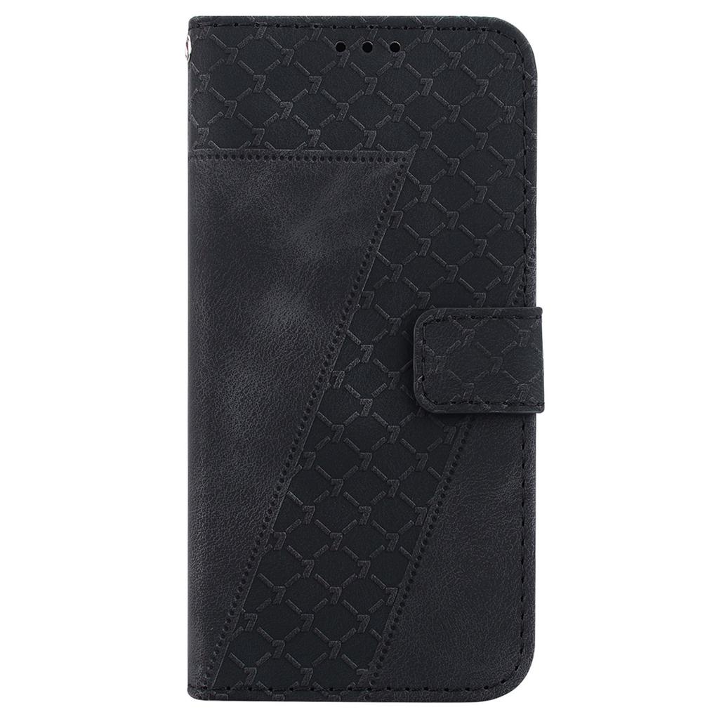 For Xiaomi Redmi Note 13 Pro 5G/Poco X6 5G Stand Card Slots Case 7-Shape Pattern PU Leather Phone Cover