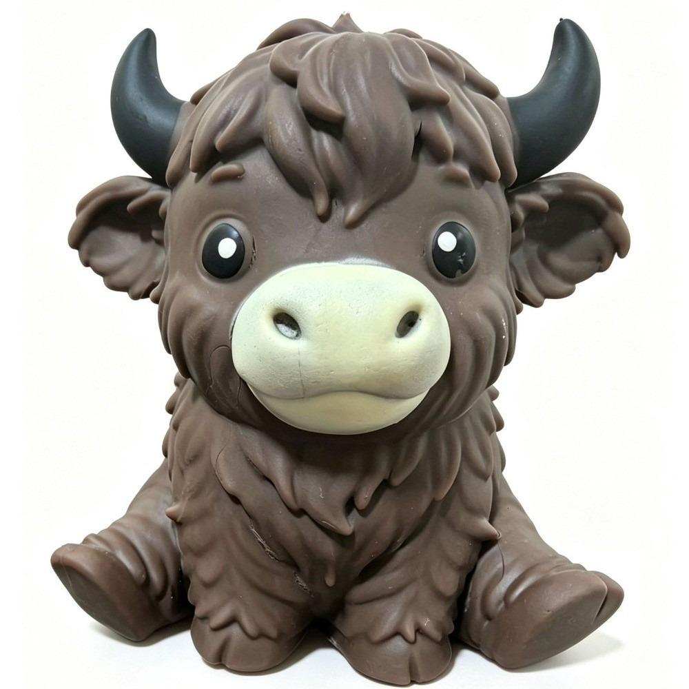 Squeeze Highland Cow Squishies Toy Slow Rising Highland Cow Sensory Toy Kids Gifts