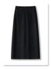 2025 New Spring High-Waisted Gray Sequin Midi Pencil Skirt for Women