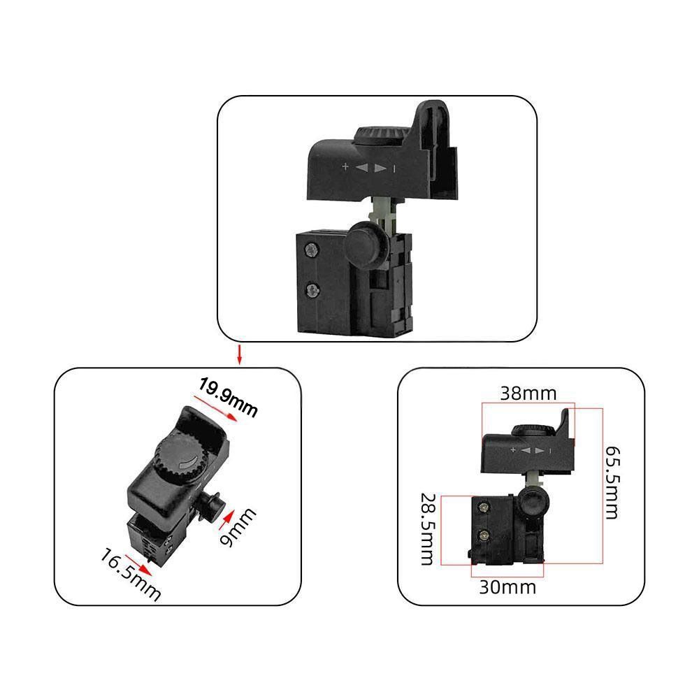Compact Speed Regulator Switch for 180C Angle Grinder Polisher And Other Power Tools