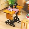 1:12 Dollhouse Miniature Vintage Sewing Machine Accessory