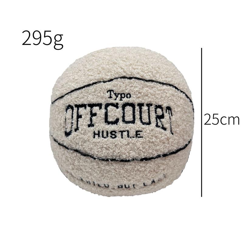 Non-Toxic 25Cm Offcourt Basketball Pillow Anime Plush Toy Simulation Basketball Soft Plush Children'S Birthday Christmas Gift