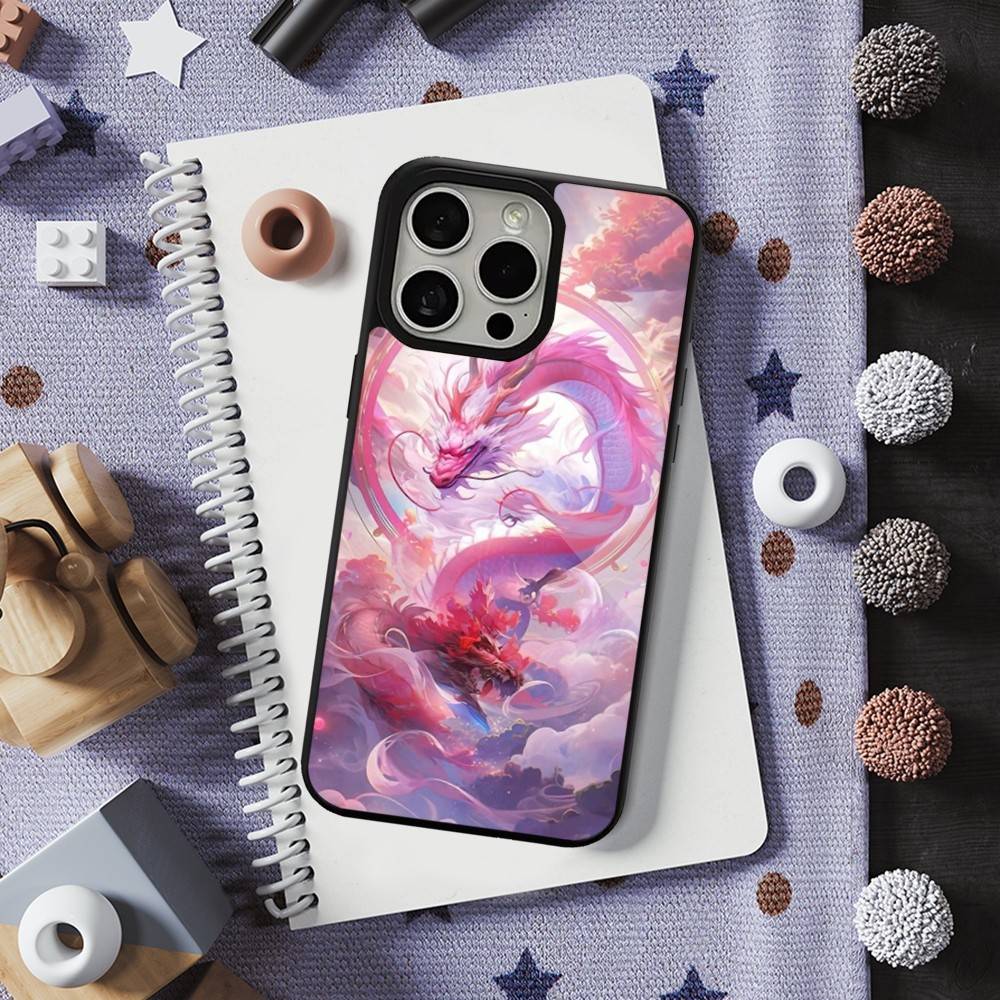 Animal Dragon Ferocious For iPhone 16,14,13,15,11,12,17,Plus,Mini, Pro,For Magsafe,Max,Magnetic Wireless Charging Case