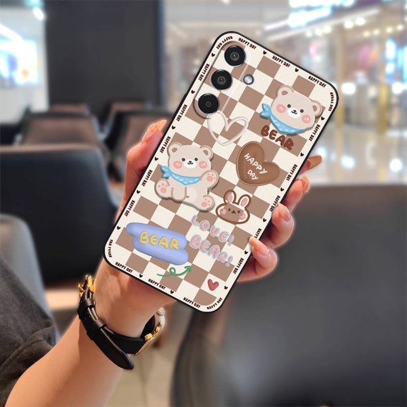 Custodia Protettiva alla Moda per Samsung Galaxy A36 5G/SM-A366B Antipolvere Antiurto Resistente allo Sporco Grafite TPU