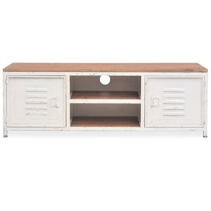 VidaXL Meuble TV 120x30x40 cm Blanc 245457