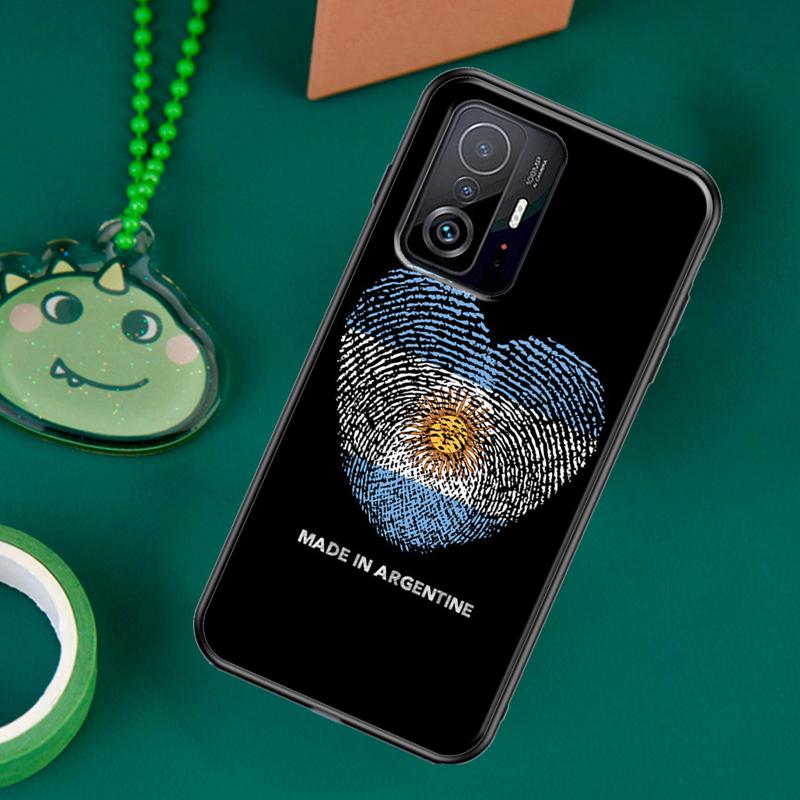 

Чехол с аргентинским флагом для POCO F5 X5 X3 Pro X4 F4 GT F3 M5s C40 Чехол для Xiaomi 13 12 Lite 11T 12T Pro 12X POCO X3 NFC