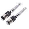 2 Pcs Hex To Square Socket Converter 1 4 Inch Drive Bit and Socket Adapter for Electric Drill
