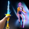 Fantasia Chasseur de Démons Kpop Rumi Cosplay Épée Film Déguisement Costume Accessoires Femmes Halloween Carnaval Fête Accessoires