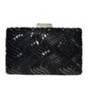 Glaring Evening Bag for Women Luxury Peacock Green Glitter Clutch Elegant Wedding Birthday Party Handbag One Side Plain Purses