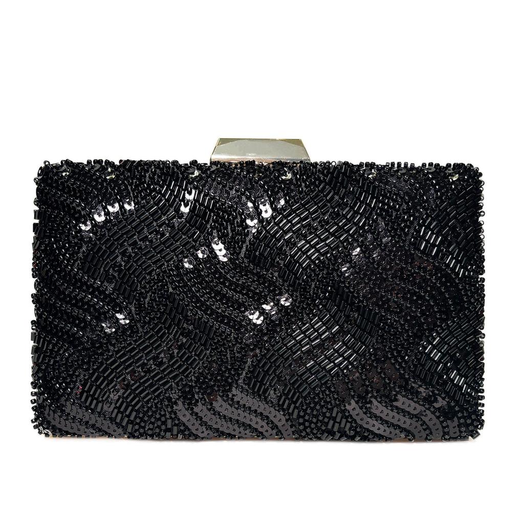 Glaring Evening Bag for Women Luxury Peacock Green Glitter Clutch Elegant Wedding Birthday Party Handbag One Side Plain Purses