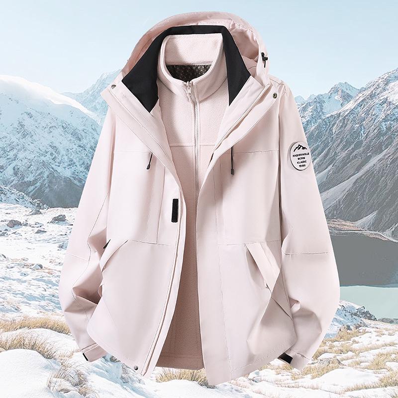 Wysokiej jakości wiatroszczelny, wodoodporny zestaw kurtek szturmowych 3 w 1 dla par