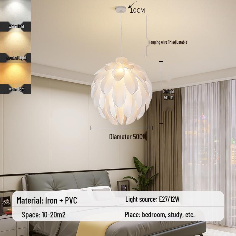 Modern Nordic Chandelier: Creative Warm Lighting for Living Room, Restaurant, Master Bedroom, and Children's Room