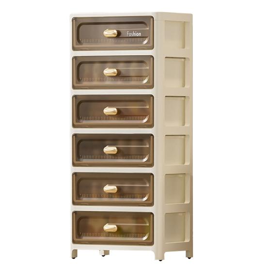 Storage Cabinet Strong Load-Bearing Heavy Duty Storage Organizer with Pulley Design Bedroom Living Room Decor