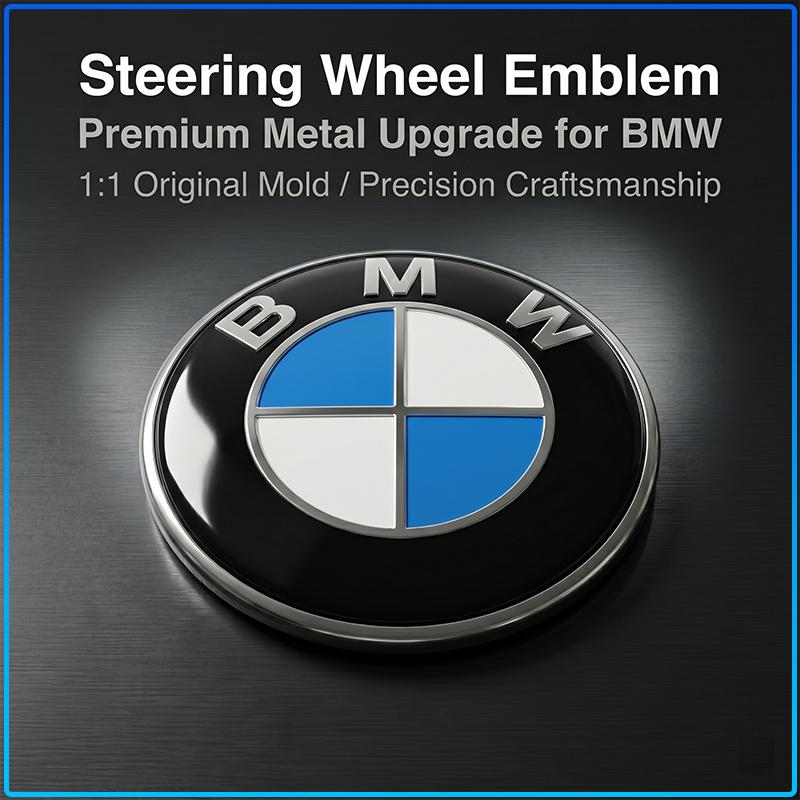 1Pcs Car Steering Wheel Sticker Emblem Decal Badge Decoration Accessorie For BMW M Performance 1 3 5 7 E61 E70 E71 E87 E90 E91 E92 E93 E97 F01 F02 F10