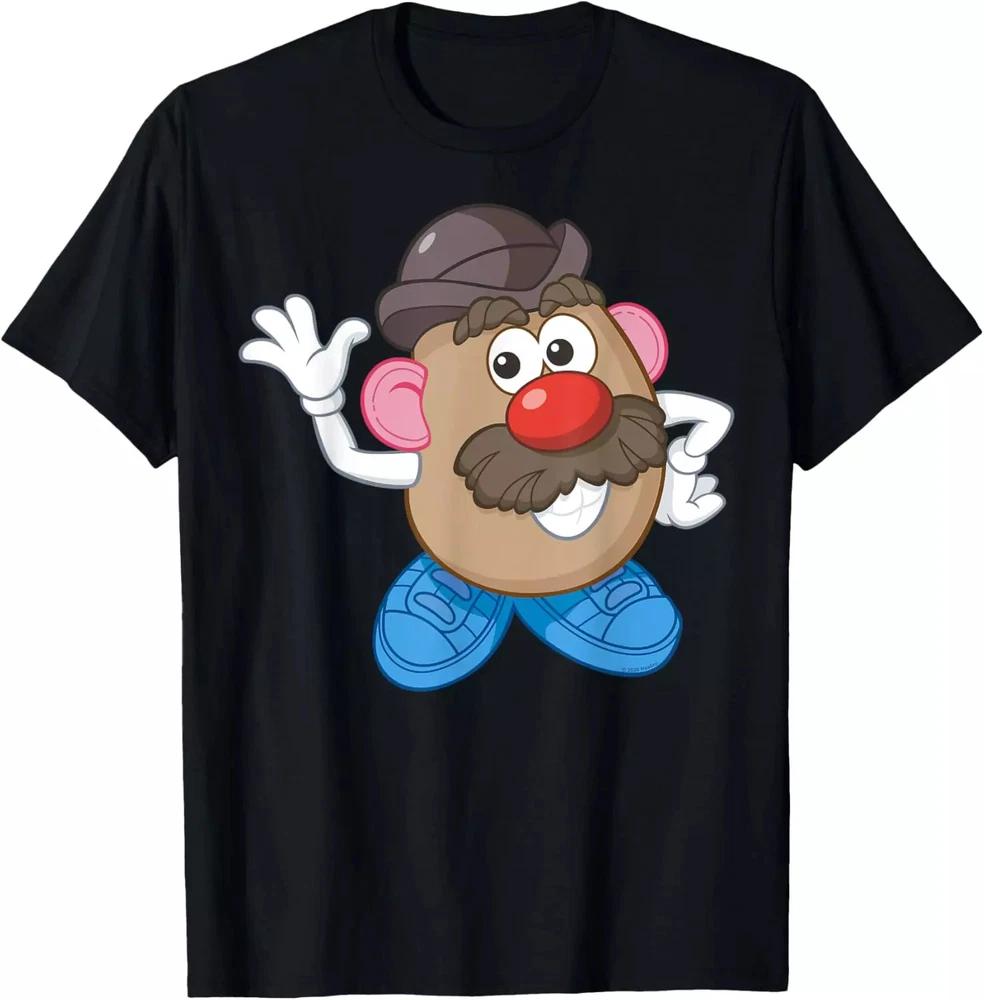 Mr Potato Head Simple Portrait Black TShirt S