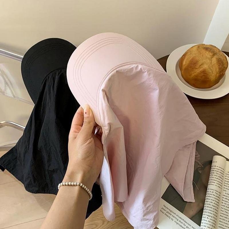 Lace Up Headscarf Baseball Cap For Women Outdoor Travel Trendy Sun Hat