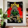 MF DOOM Colorful Tapestry Wall Hanging Hanging Tarot Hippie Wall Rugs Dorm Home Decor